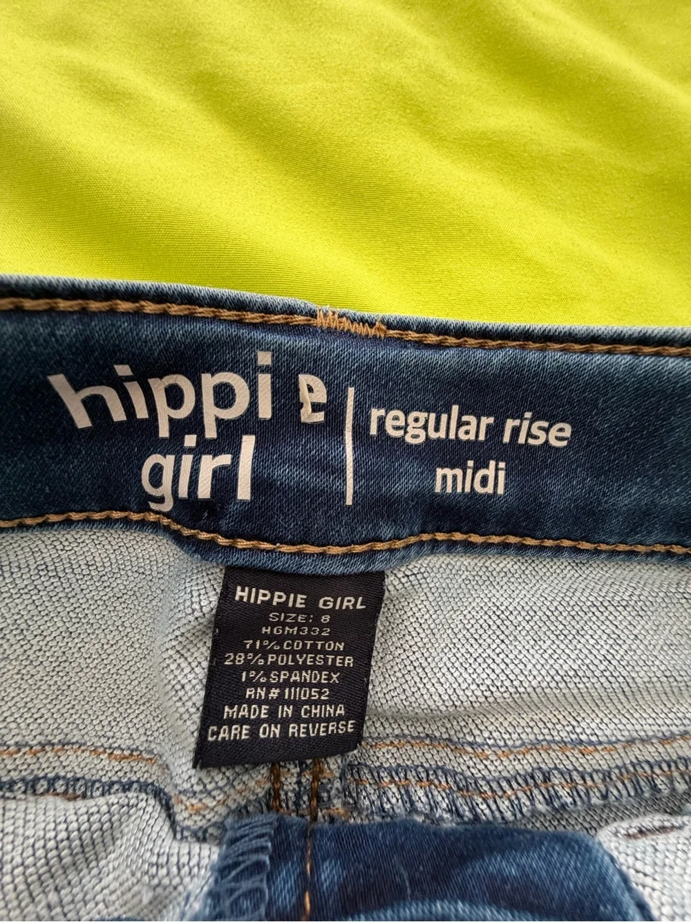 Girls' Dark Blue Denim Roll-Cuff Jean Shorts